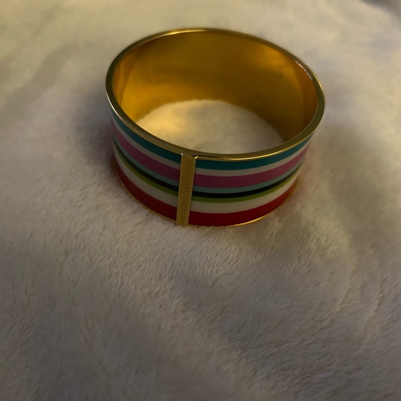 Like New Kate Spade New York Multi-Stripe Slip-On Bangle OS - Picture 7 of 12